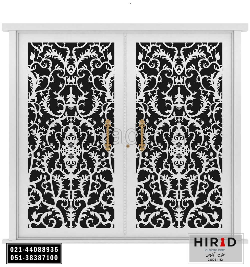 درب پارکینگ طرح آبنوس 20112